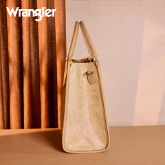 WG389-8119  Wrangler Carry-All Large Tote Work Tote /Crossbody - Khaki