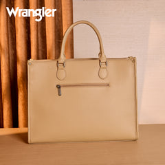 WG389-8119  Wrangler Carry-All Large Tote Work Tote /Crossbody - Khaki
