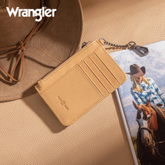 WGW-W1007  Wrangler Genuine Leather RFID Card Case Wallet