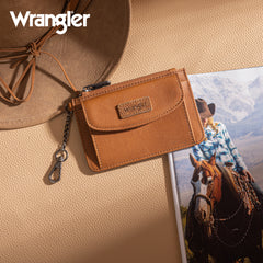 WGW-W1007  Wrangler Genuine Leather RFID Card Case Wallet