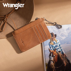 WGW-W1007  Wrangler Genuine Leather RFID Card Case Wallet