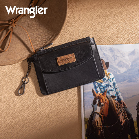 WGW-W1007  Wrangler Genuine Leather RFID Card Case Wallet
