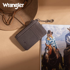 WGW-W1007  Wrangler Genuine Leather RFID Card Case Wallet