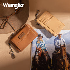 WGW-W1007  Wrangler Genuine Leather RFID Card Case Wallet