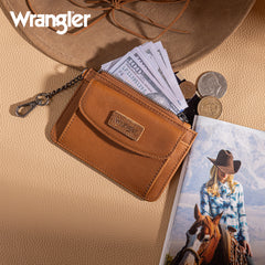 WGW-W1007  Wrangler Genuine Leather RFID Card Case Wallet