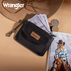 WGW-W1007  Wrangler Genuine Leather RFID Card Case Wallet
