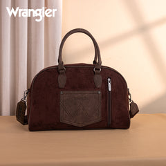 WG277-5110CF   Wrangler Vintage Floral Printed Duffle Bag - Coffee