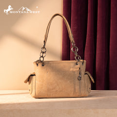 MW1325G-8085  Montana West Cut-Out Embroidered Concealed Carry Satchel