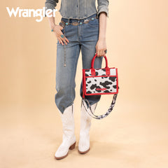 WG301-8120S   Wrangler Cow Print Tote/ Crossbody