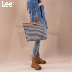 LEE55-003    LEE Stripe Collection Large Tote Bag