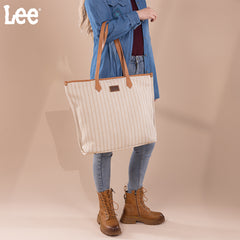 LEE55-003    LEE Stripe Collection Large Tote Bag