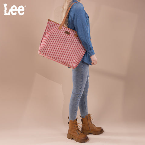 LEE55-003    LEE Stripe Collection Large Tote Bag