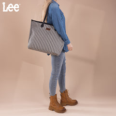 LEE55-003    LEE Stripe Collection Large Tote Bag