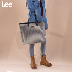 LEE55-003    LEE Stripe Collection Large Tote Bag