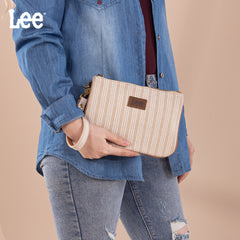 LEE55-004   Lee Striped Collection Small Wristlet