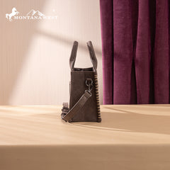 MW1352-8121  Montana West Western Embroidered Mini Tote Crossbody