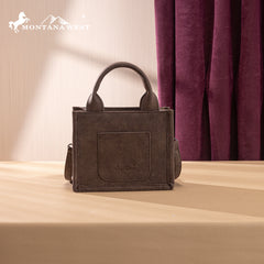 MW1352-8121  Montana West Western Embroidered Mini Tote Crossbody