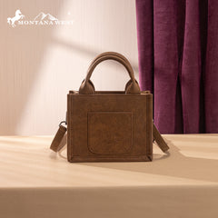 MW1352-8121  Montana West Western Embroidered Mini Tote Crossbody