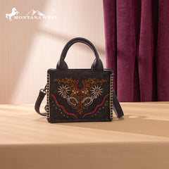 MW1352-8121  Montana West Western Embroidered Mini Tote Crossbody