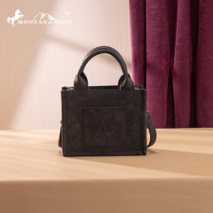 MW1352-8121  Montana West Western Embroidered Mini Tote Crossbody
