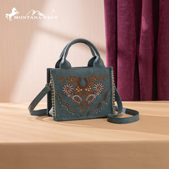MW1352-8121  Montana West Western Embroidered Mini Tote Crossbody