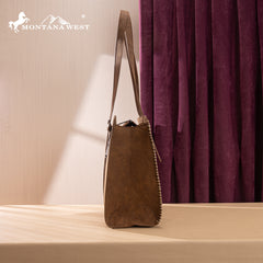 MW1352G-8317  Montana West Western Embroidered Concealed Carry Tote