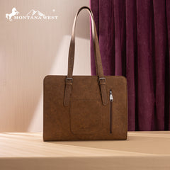 MW1352G-8317  Montana West Western Embroidered Concealed Carry Tote