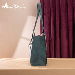 MW1352G-8317  Montana West Western Embroidered Concealed Carry Tote