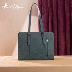 MW1352G-8317  Montana West Western Embroidered Concealed Carry Tote