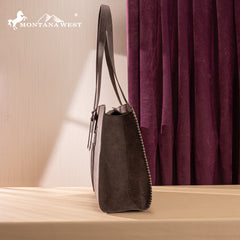 MW1352G-8317  Montana West Western Embroidered Concealed Carry Tote