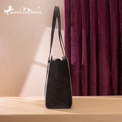 MW1352G-8317  Montana West Western Embroidered Concealed Carry Tote