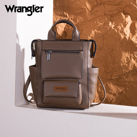 WG161-9112  Wrangler Tote/Shoulder Bag Convertible Backpack - Khaki