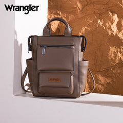 WG161-9112  Wrangler Tote/Shoulder Bag Convertible Backpack - Khaki