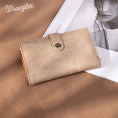 WG162-W0333 Wrangler Card Holder Bi-Fold Wallet