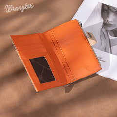 WG162-W0333 Wrangler Card Holder Bi-Fold Wallet