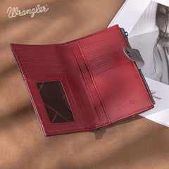 WG162-W0333 Wrangler Card Holder Bi-Fold Wallet
