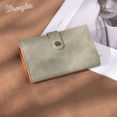 WG162-W0333 Wrangler Card Holder Bi-Fold Wallet