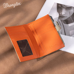 WG162-W0333 Wrangler Card Holder Bi-Fold Wallet
