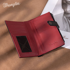 WG162-W0333 Wrangler Card Holder Bi-Fold Wallet