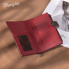 WG162-W0333 Wrangler Card Holder Bi-Fold Wallet