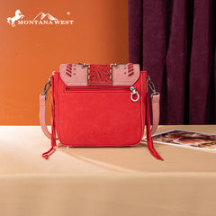 MW1354-8360 Montana West Tooled Aztec Collection Collection Crossbody