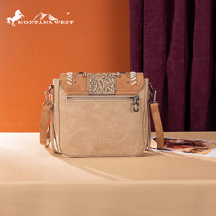 MW1354-8360 Montana West Tooled Aztec Collection Collection Crossbody