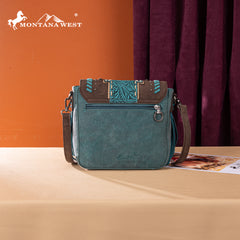 MW1354-8360 Montana West Tooled Aztec Collection Collection Crossbody