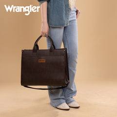 WG288-8119  Wrangler Carry-All Large Tote Work Tote /Crossbody - Coffee