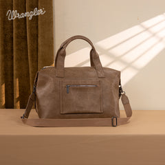 WG174-5110  Wrangler Southwestern Print Duffle Bag - Khaki
