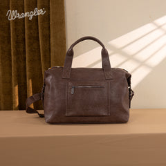 WG174-5110  Wrangler Southwestern Print Duffle Bag - Coffee