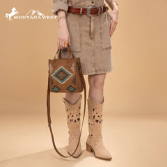 MW1332-160   Montana West Aztec Collection Crossbody