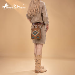 MW1332-160   Montana West Aztec Collection Crossbody