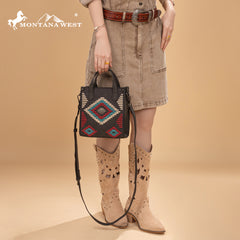 MW1332-160   Montana West Aztec Collection Crossbody