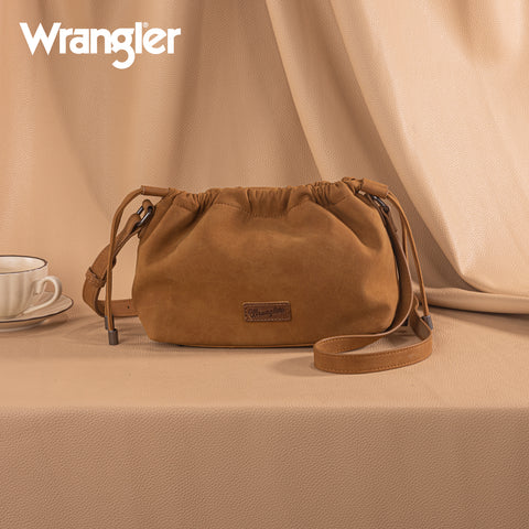 WG227-602  Wrangler Drawstring Small Crossbody Bag - Yellow